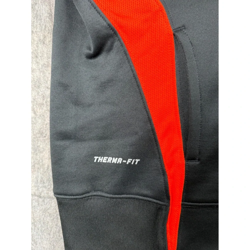 Nike Therma-FIT Oregon State Beavers Full Zip Hoodie Mens XS Black Orange OS